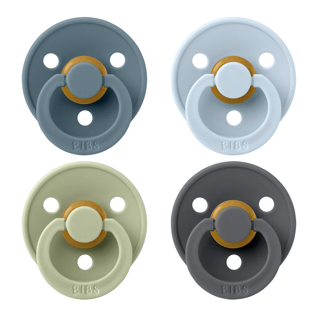 Bibs Sutter Colour Latex 4-pak Rund