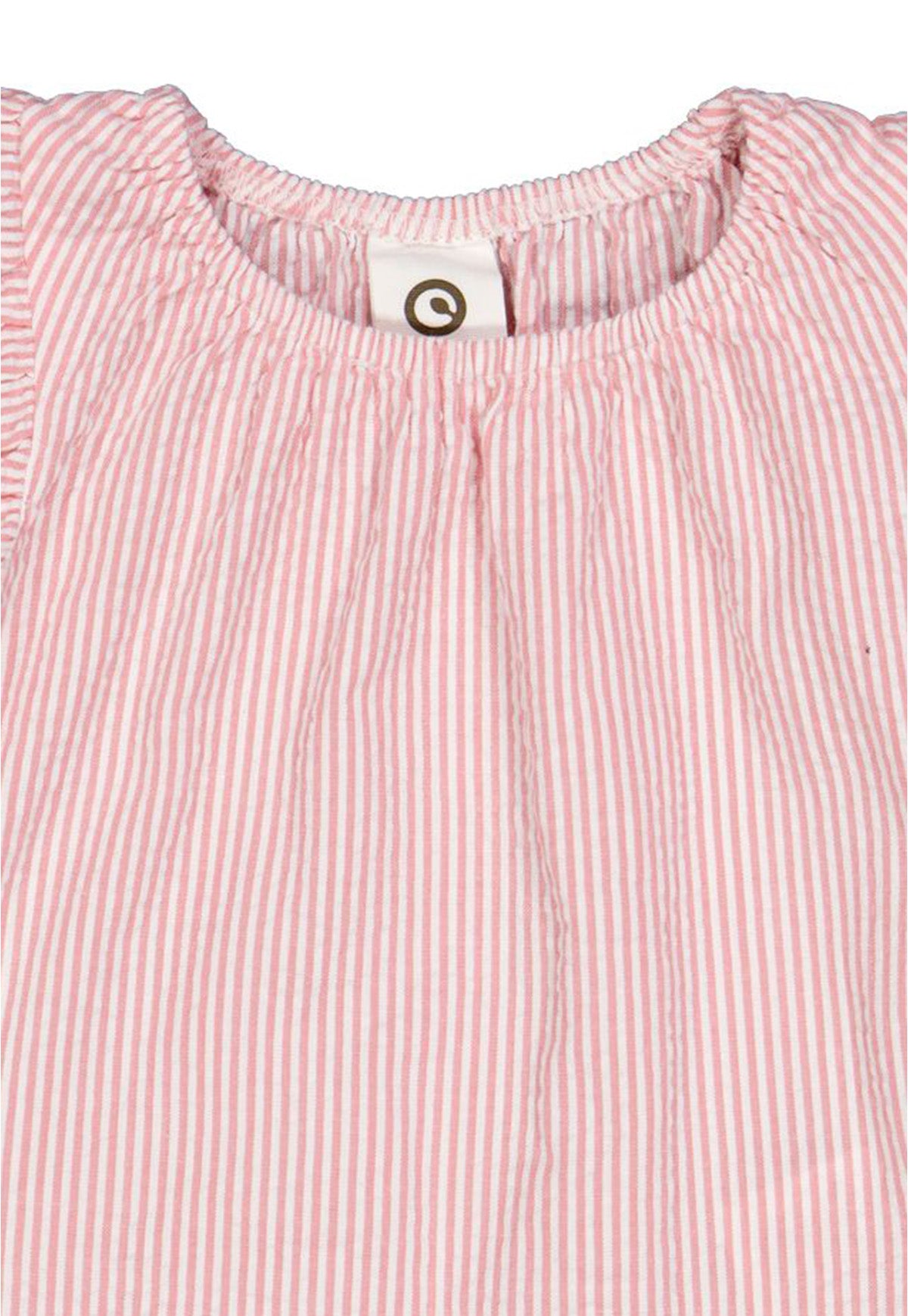 Muesli Top Seersucker Stripe Frill