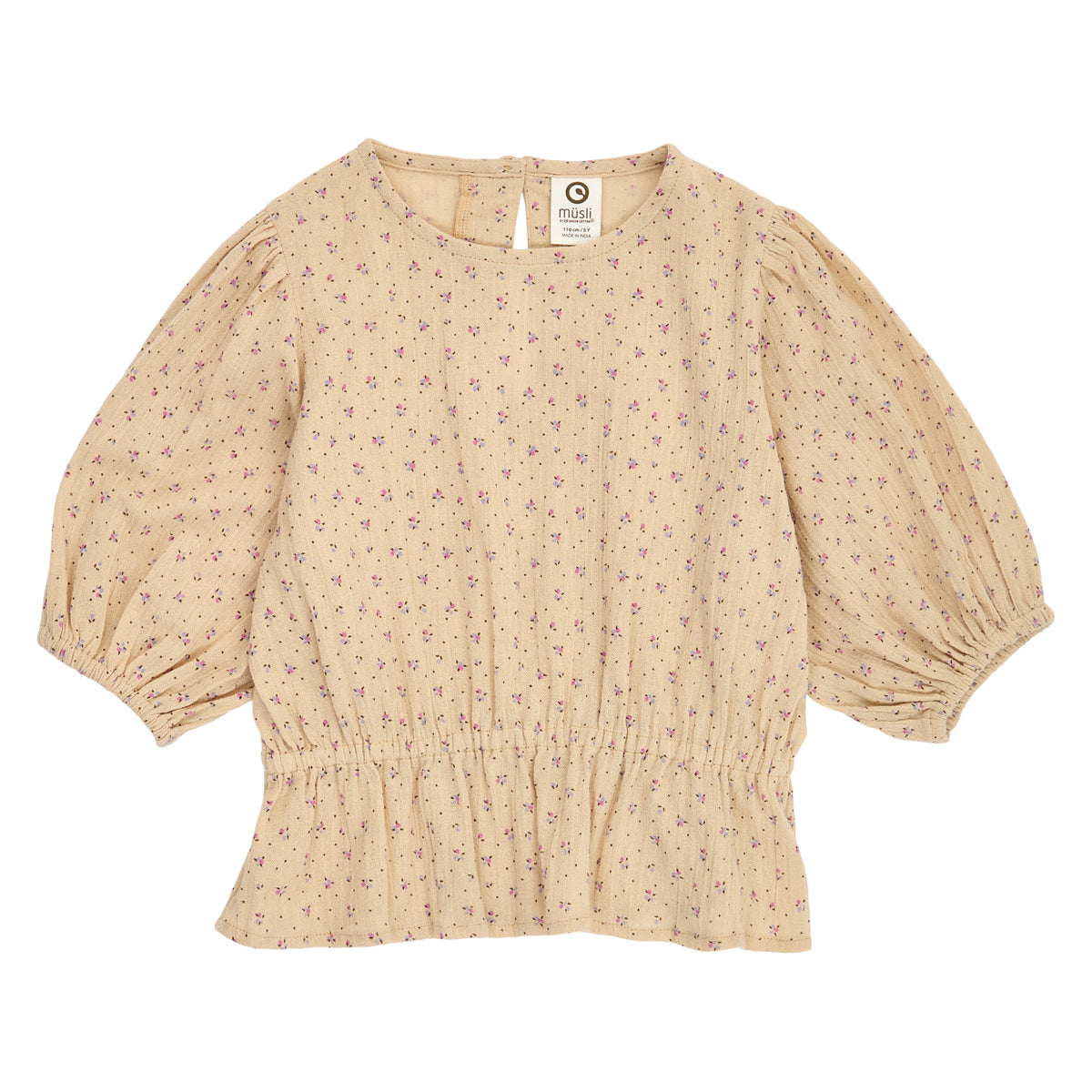 Müsli Top Tulip Peplum Puff