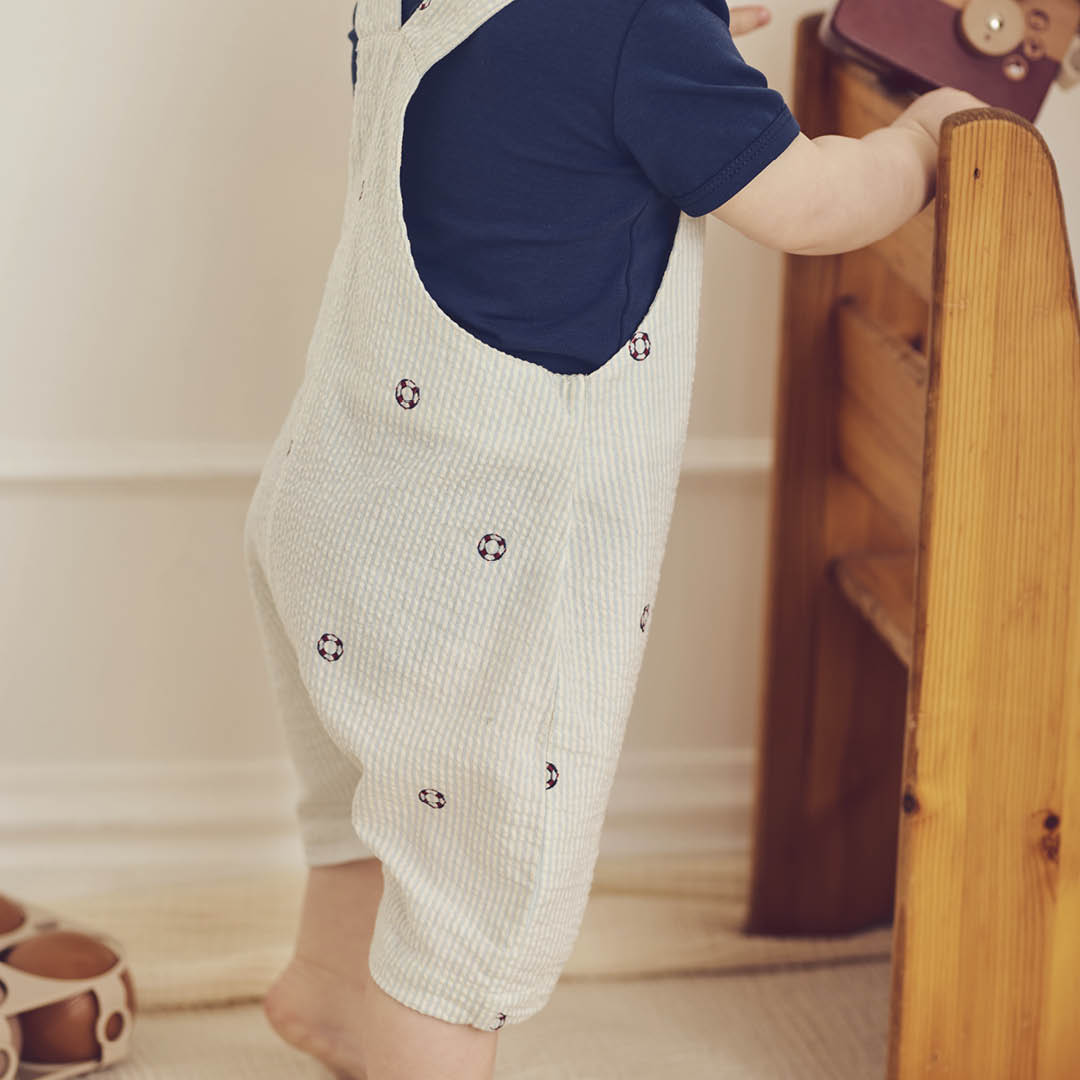 Müsli Overall Seersucker Stripe