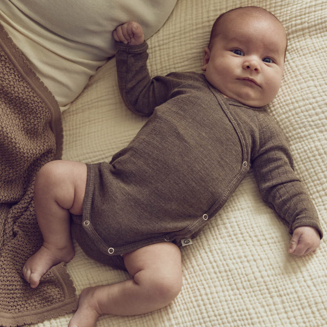 Muesli Body Woolly Rib Wrap
