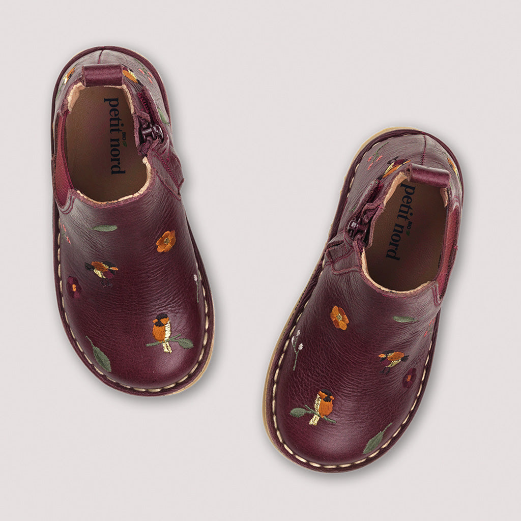 Petit Nord Uniqua Ankle Boots Birds