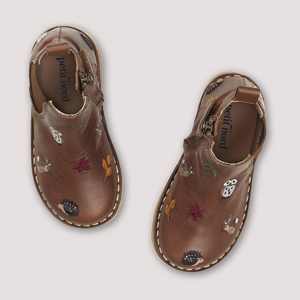 Petit Nord Uniqua Ankle Boots Woodland