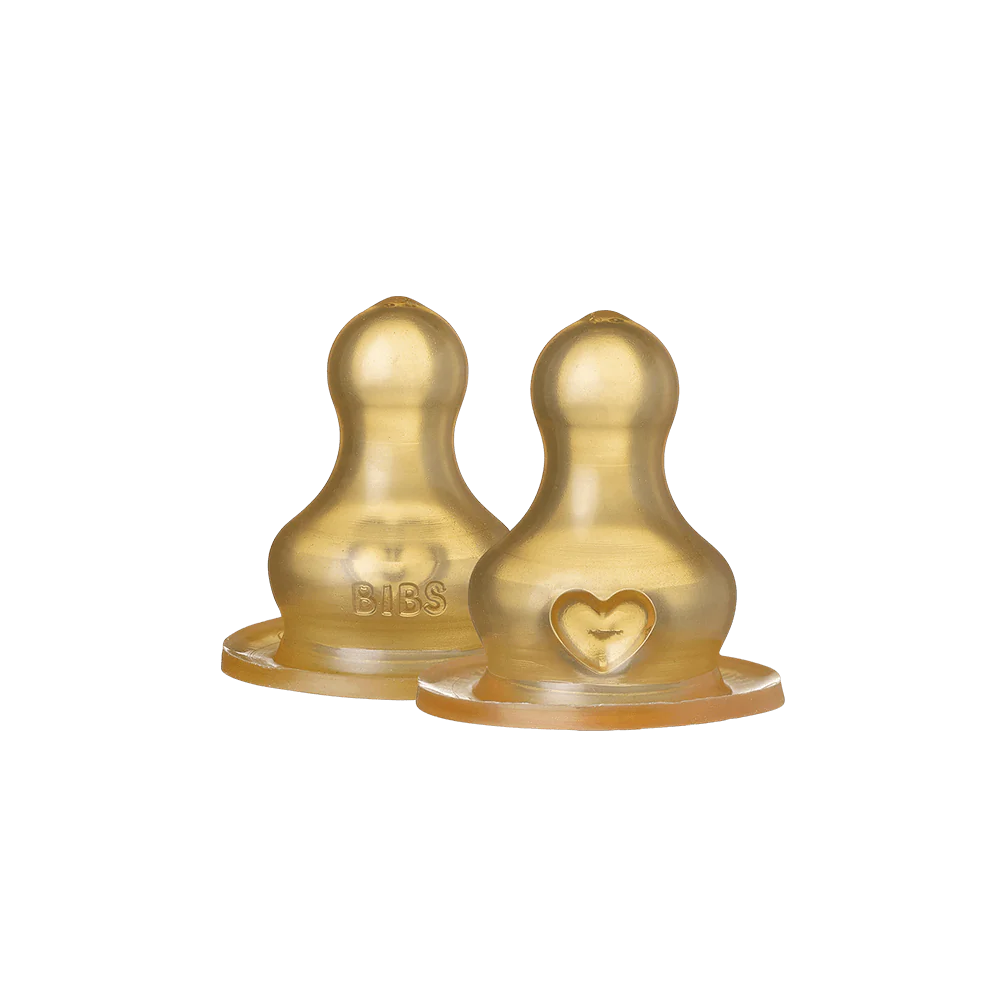 Bibs Baby Bottle Nipple 2-pack - Slow Flow