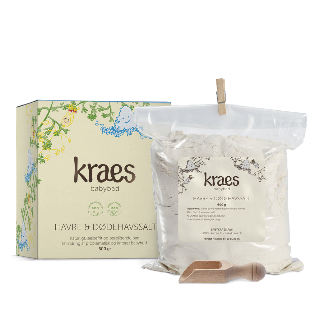 Kraes Baby Bath Oats & Dead Sea Salt - 600 g
