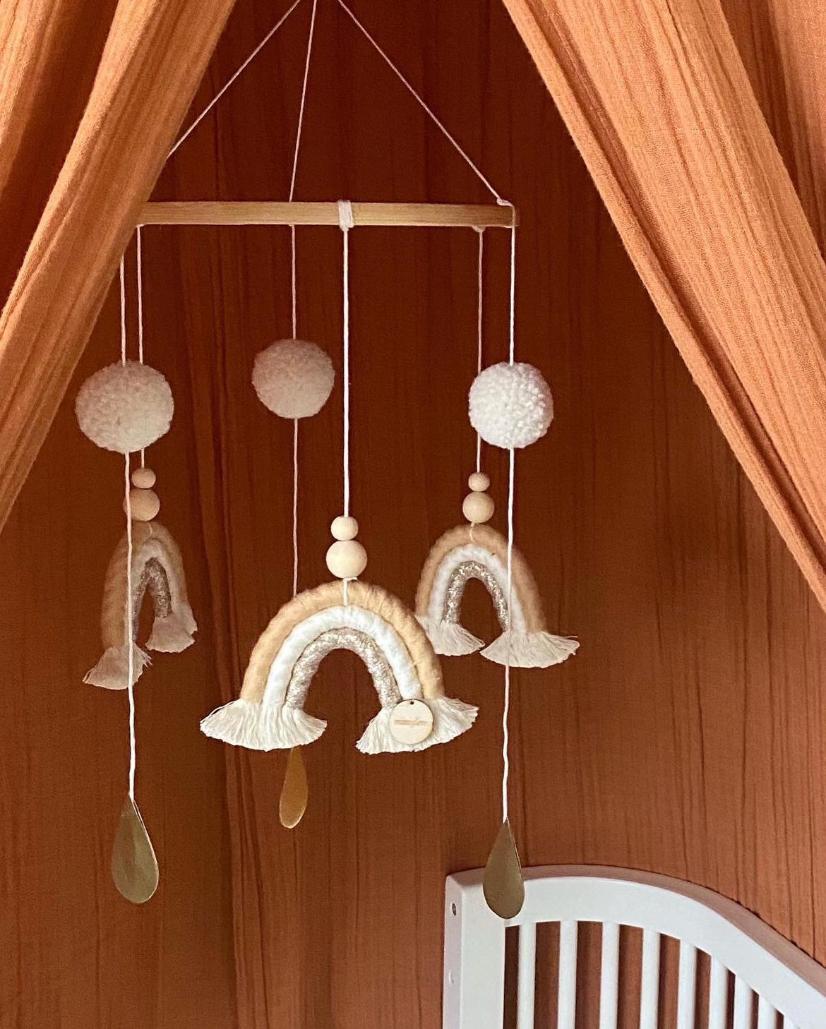 Minisphere Baby Alarm Clock Rainbows