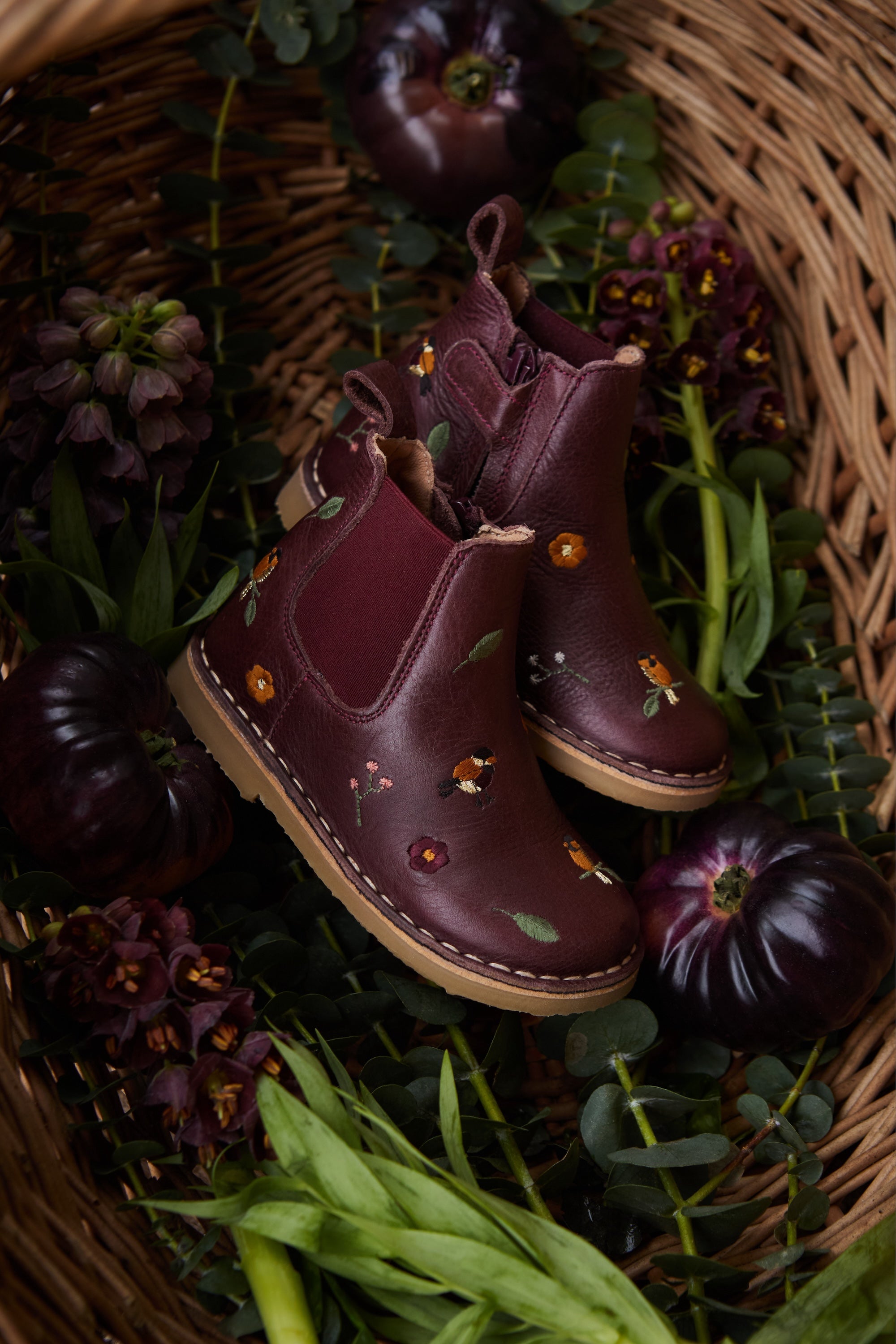 Petit Nord Uniqua Ankle Boots Birds