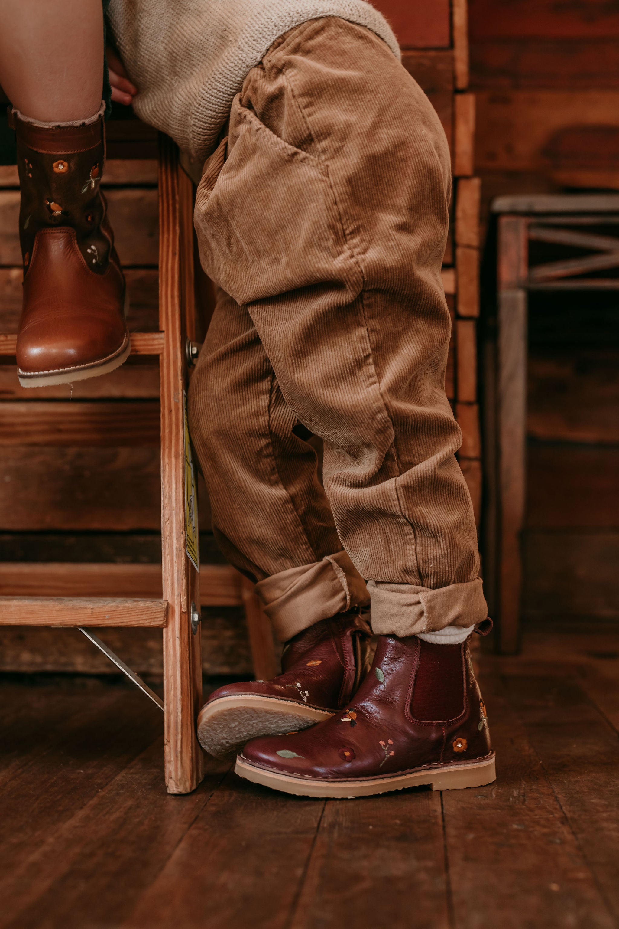 Petit Nord Uniqua Ankle Boots Birds