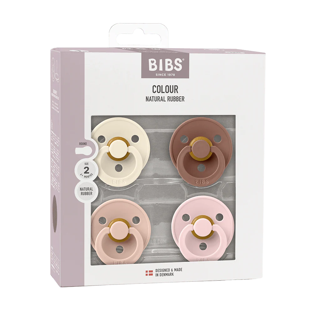 Bibs Sutter Colour Latex 4-pak Rund