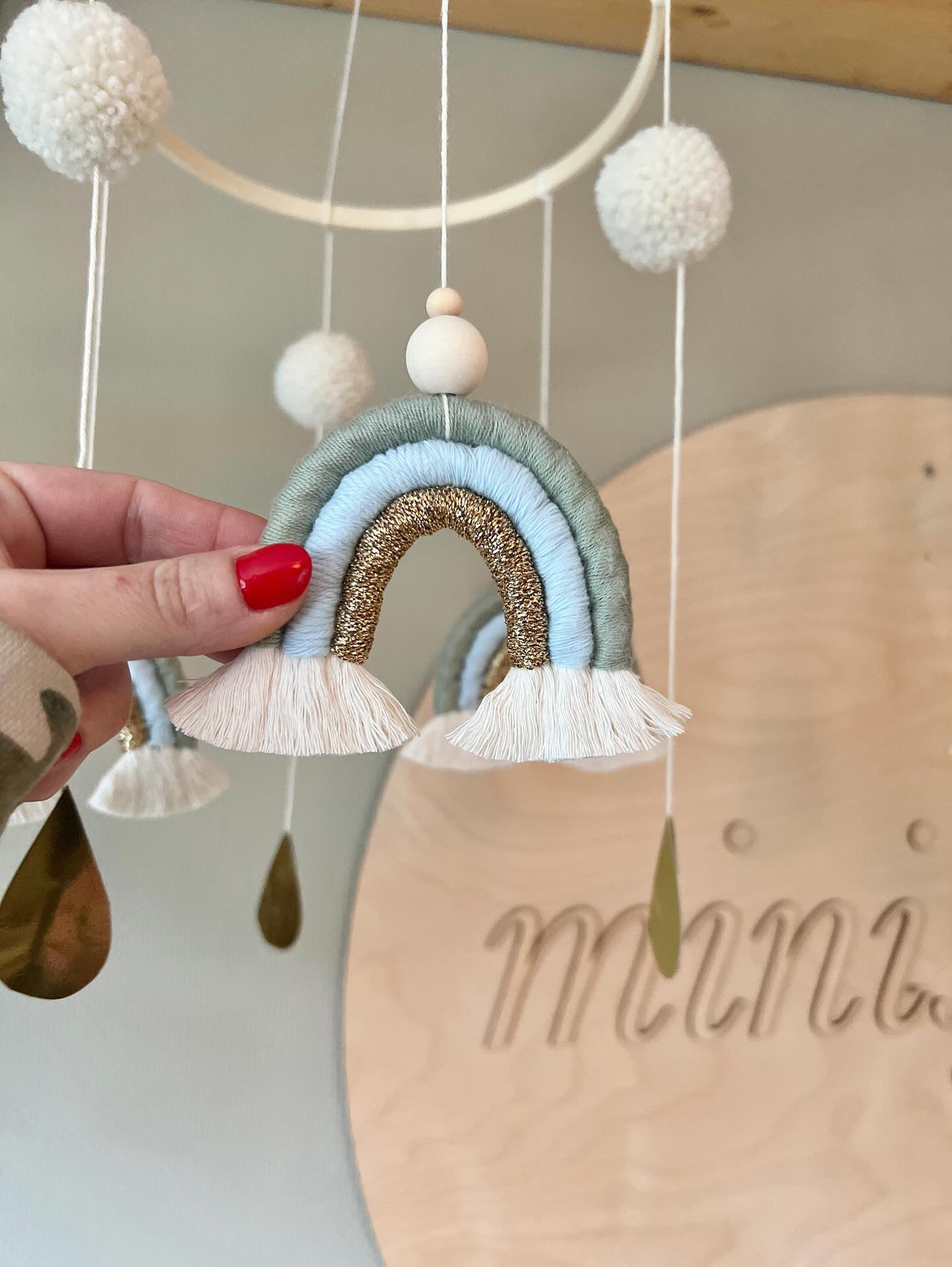 Minisphere Baby Alarm Clock Rainbows