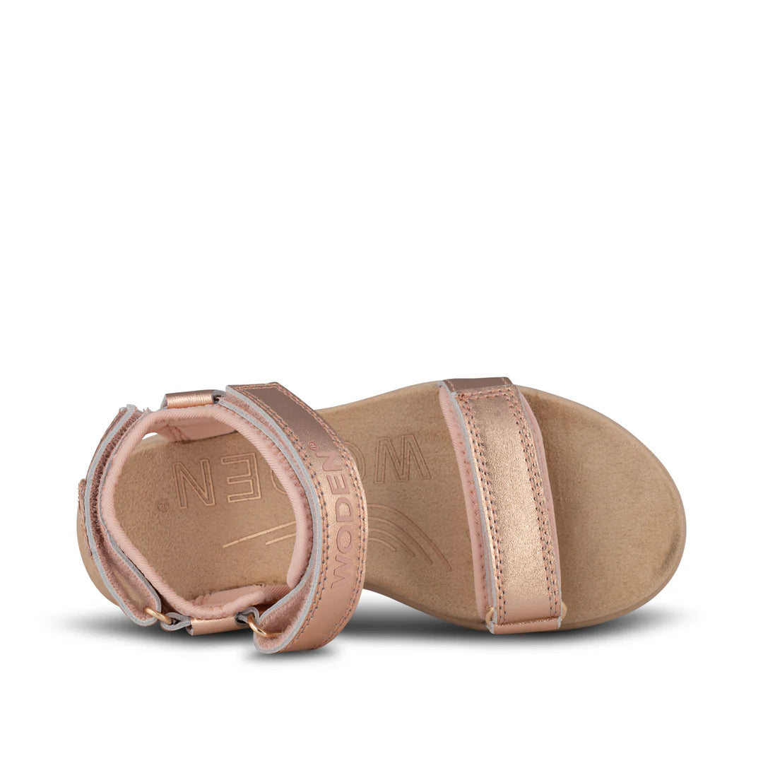 Woden Sandaler Cirkeline Metallic