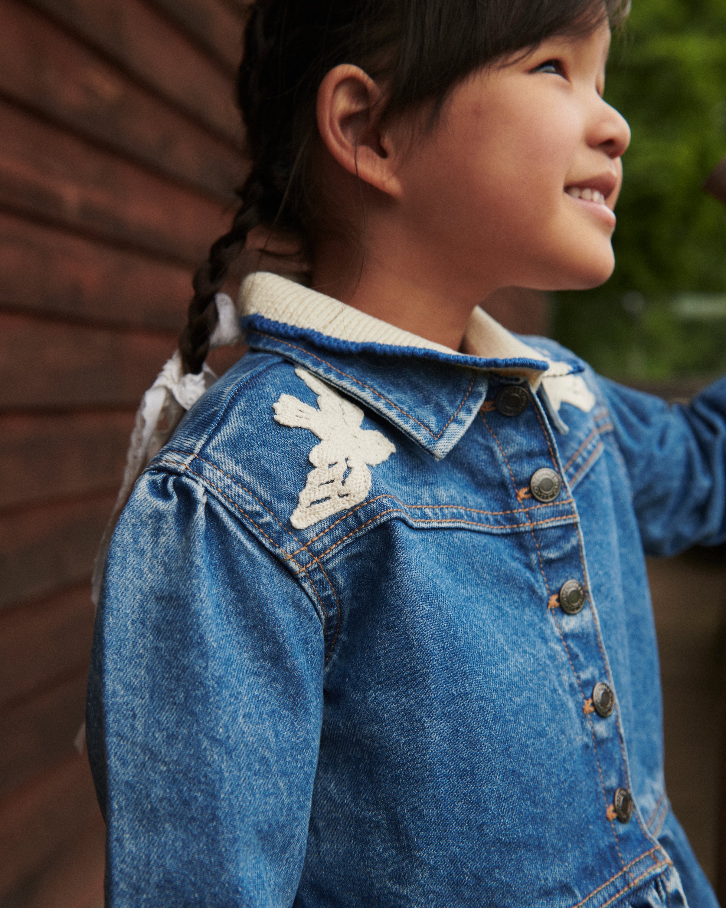 Copenhagen Colors Denimjakke Frill