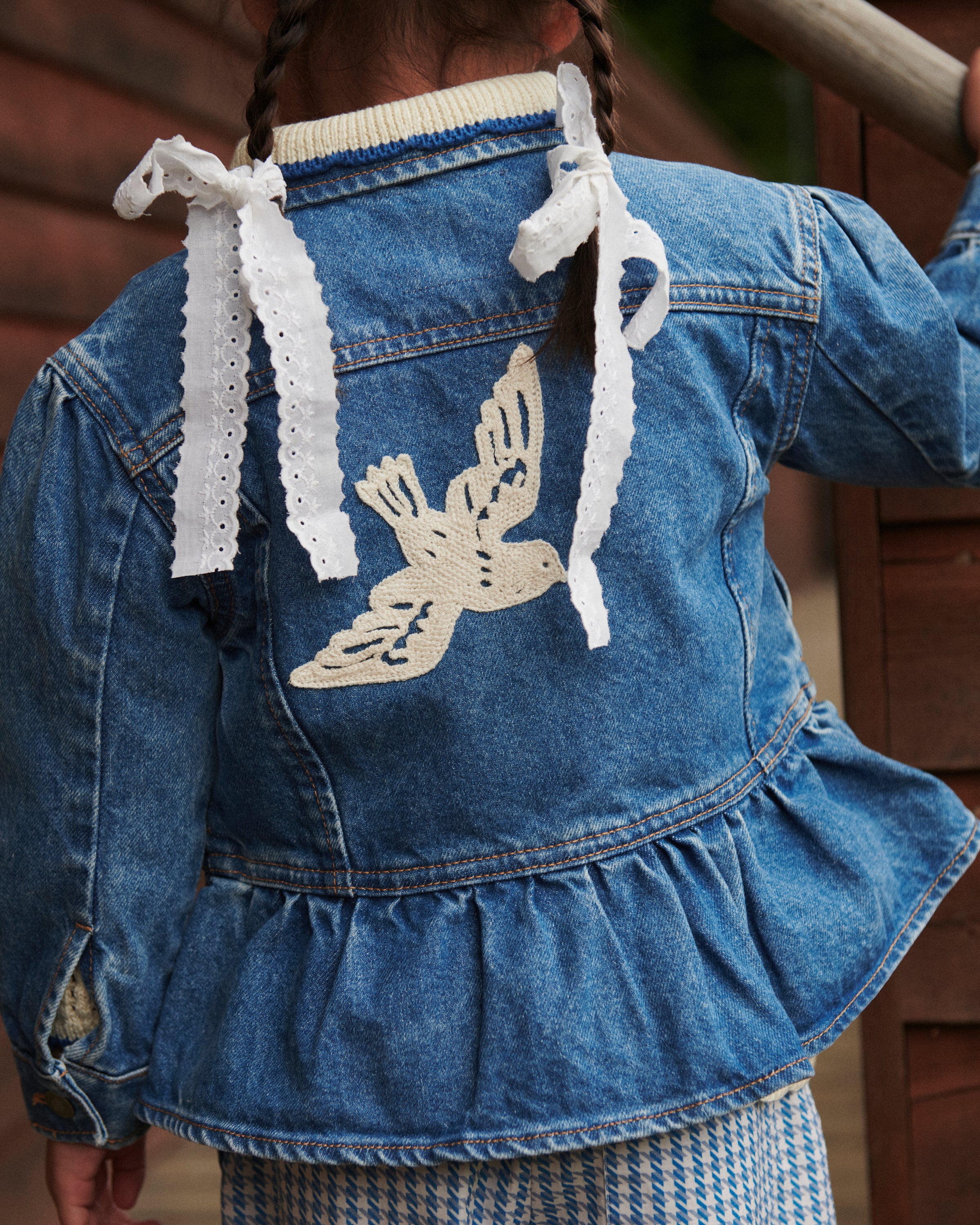 Copenhagen Colors Denimjakke Frill