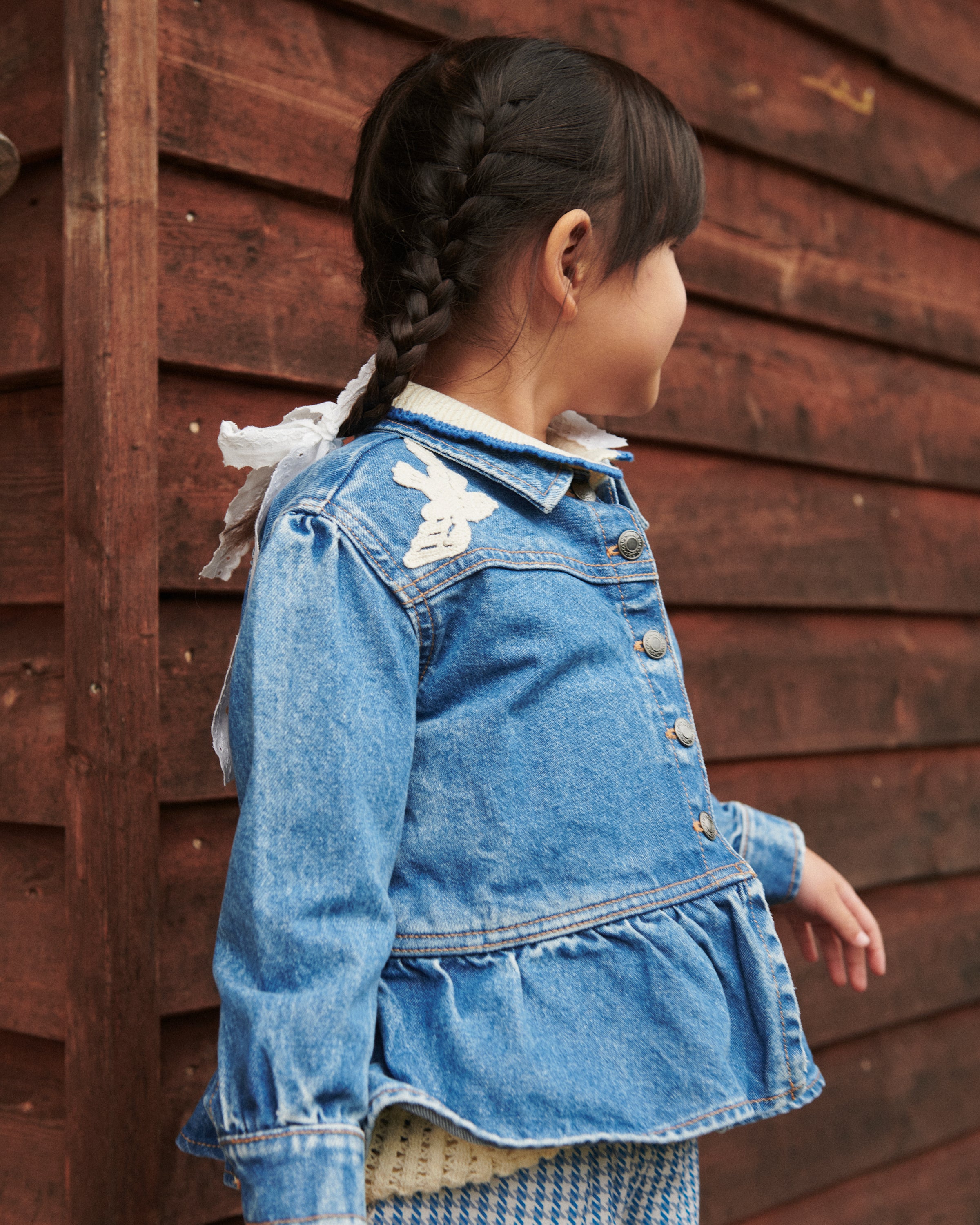 Copenhagen Colors Denimjakke Frill