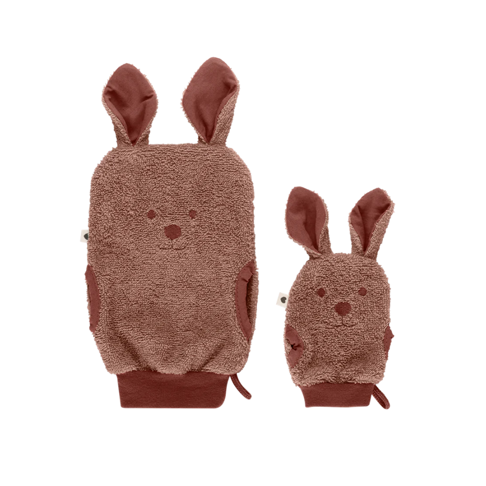 Bibs Bathing gloves Kangaroo 2-pack