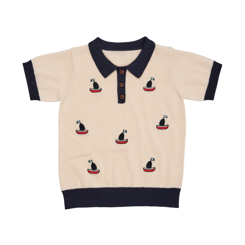 Copenhagen Colors Polo T-shirt Boats