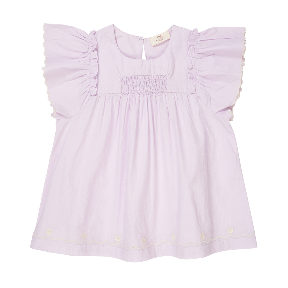 Copenhagen Colors Blouse Poplin Frill