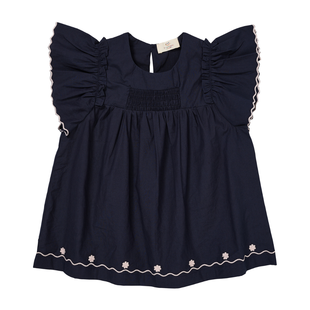 Copenhagen Colors Blouse Poplin Frill