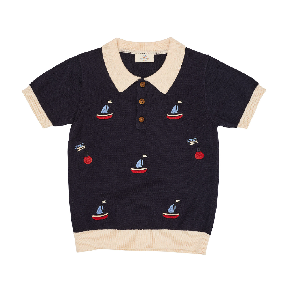 Copenhagen Colors Polo T-shirt Boats