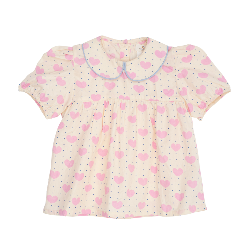 Copenhagen Colors Blouse Heart & Dots