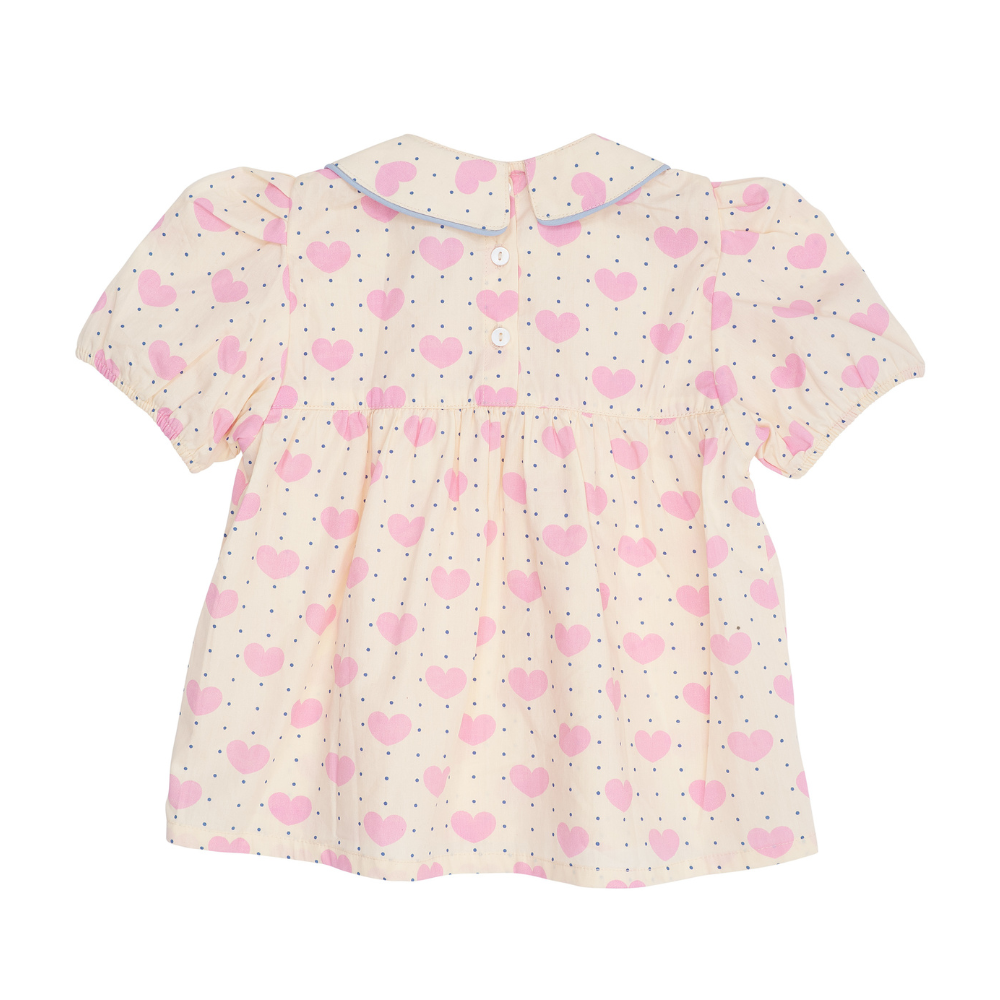 Copenhagen Colors Blouse Heart & Dots