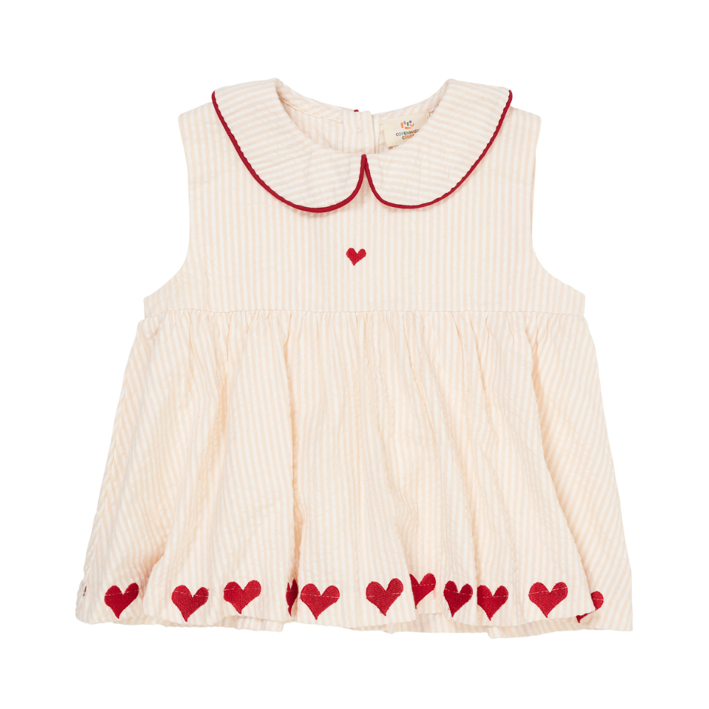 Copenhagen Colors Top Seersucker