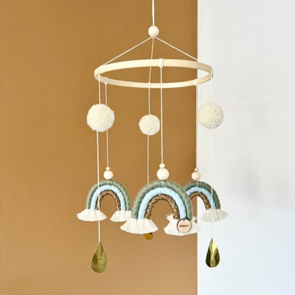 Minisphere Baby Alarm Clock Rainbows