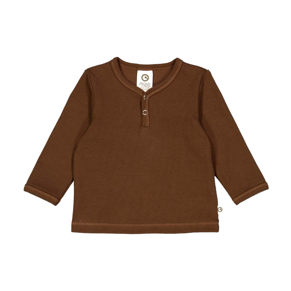 Müsli Bluse Cozy Me Rib Deco