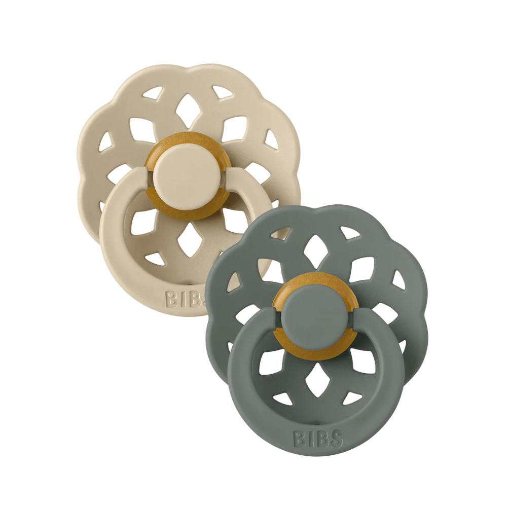 Bibs Pacifier Boheme Latex 2-pack Round