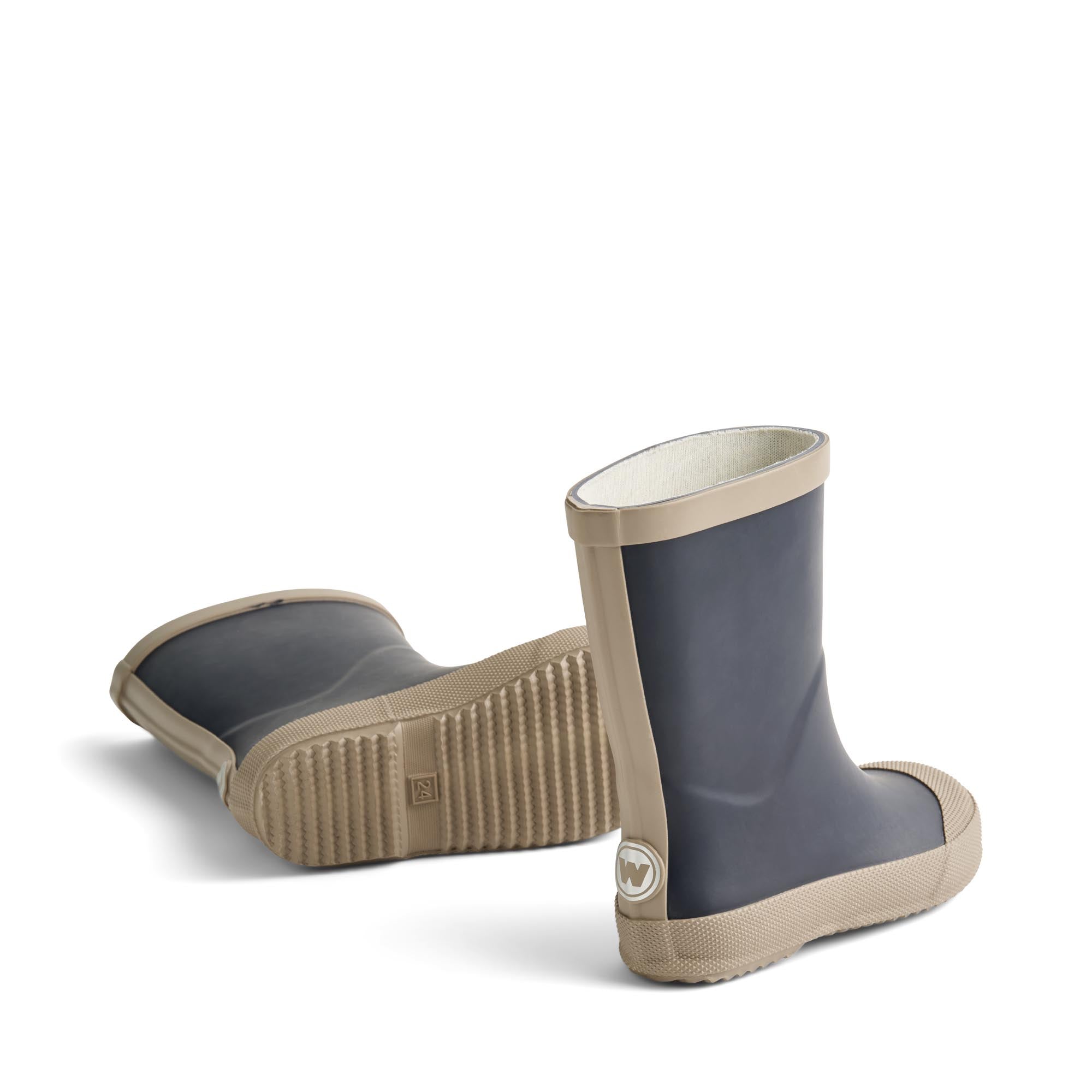 Wheat Rubber Boots Muddy