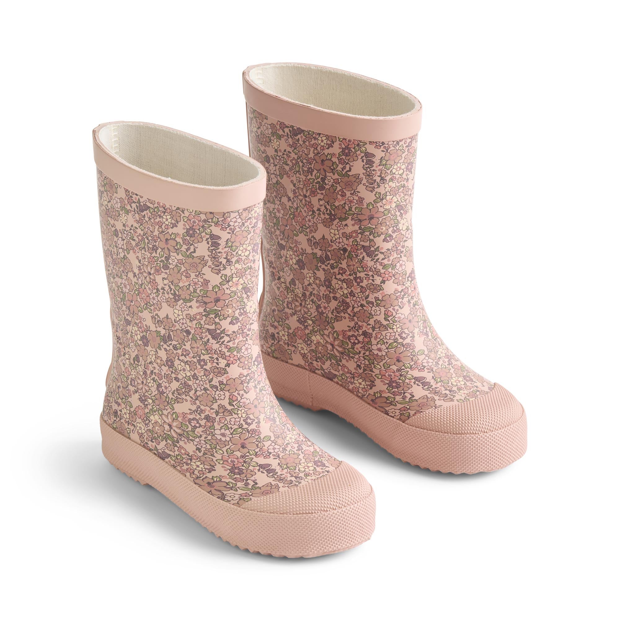 Wheat Rubber Boots Muddy