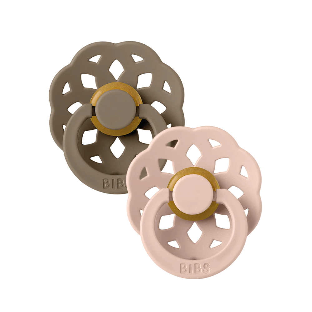 Bibs Pacifier Boheme Latex 2-pack Round
