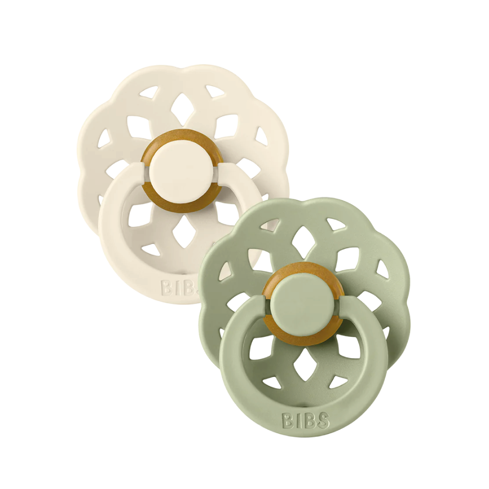 Bibs Pacifier Boheme Latex 2-pack Round