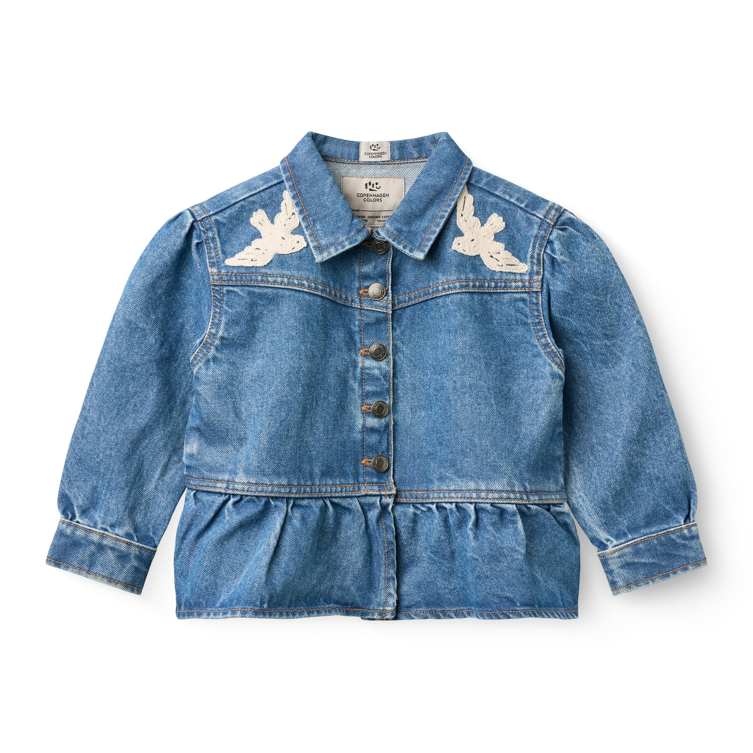 Copenhagen Colors Denimjakke Frill