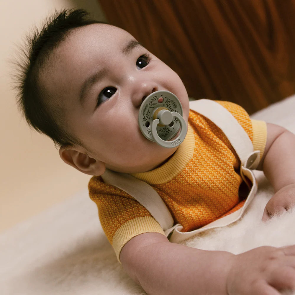 Bibs Holiday Leaf Sutter Colour 2-pak Latex Rund