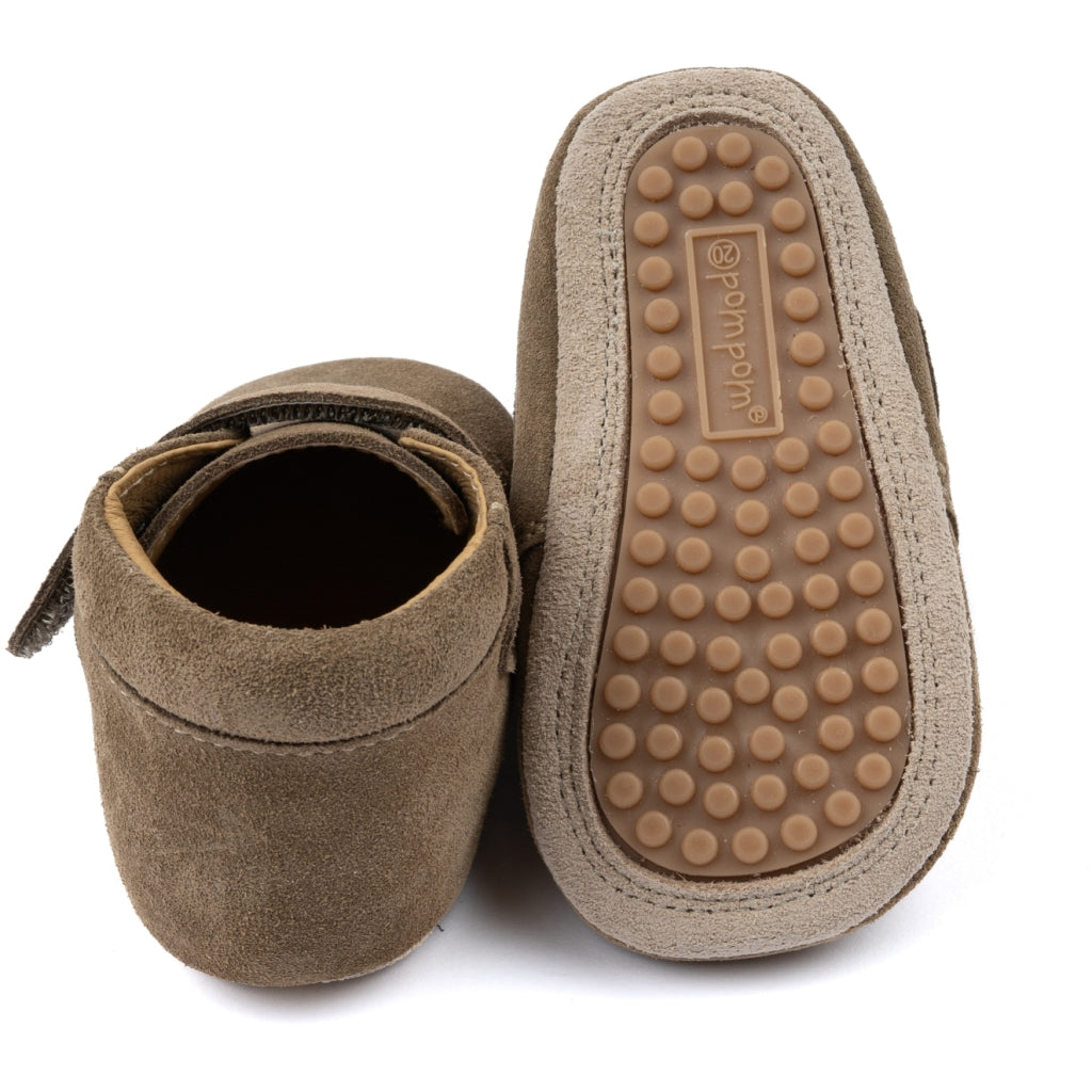 Pom Pom Hjemmesko Velcro