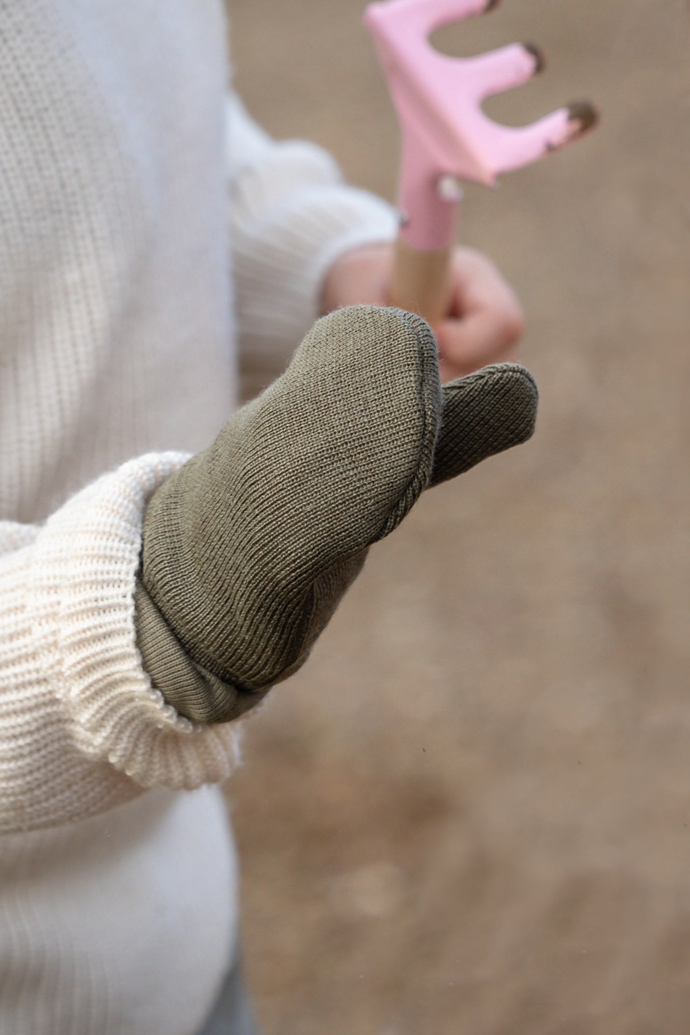 Racing Kids Mittens w. tassel