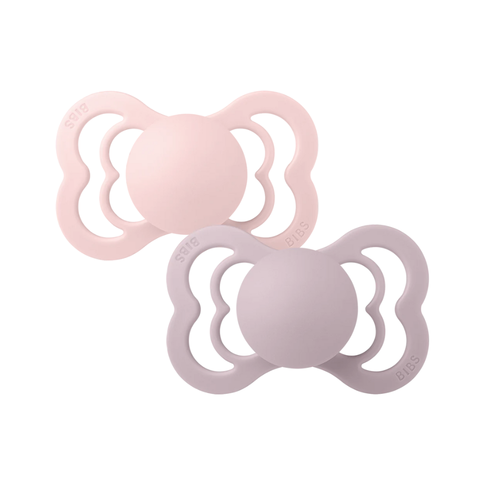 Bibs Sutter Supreme Silikone 2-pak Symmetrisk