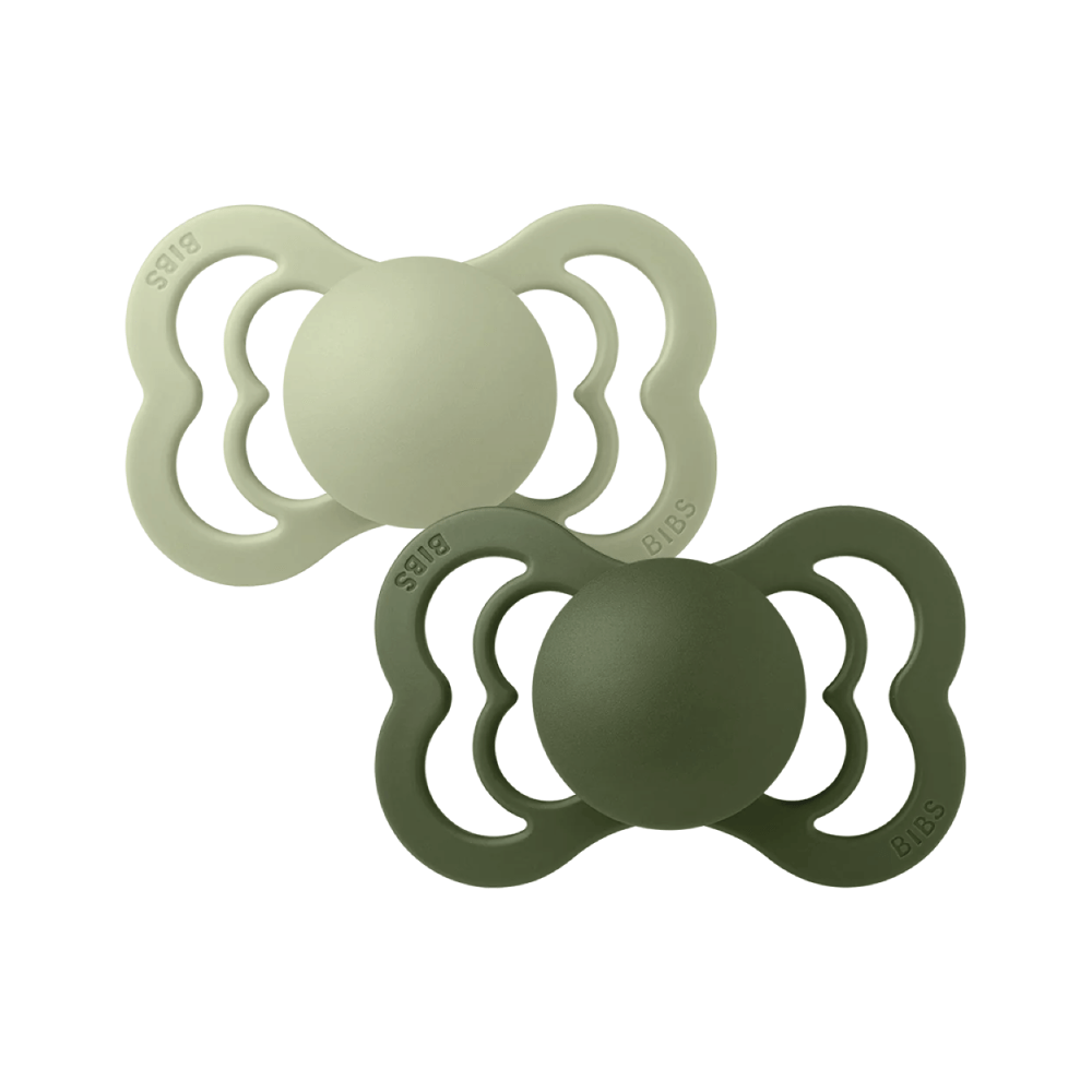Bibs Sutter Supreme Silikone 2-pak Symmetrisk