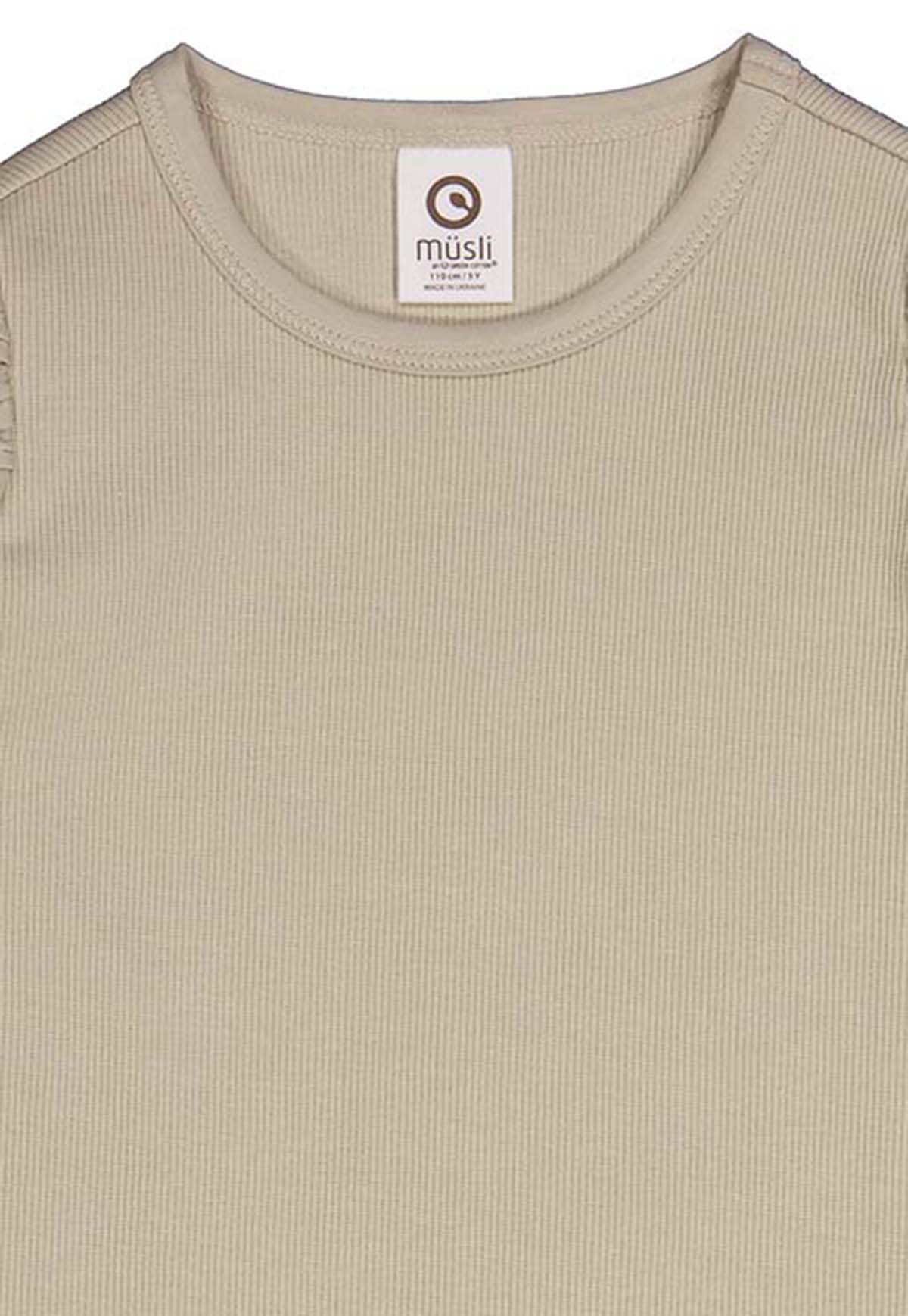 Müsli T-shirt Cozy Me Rib Frill