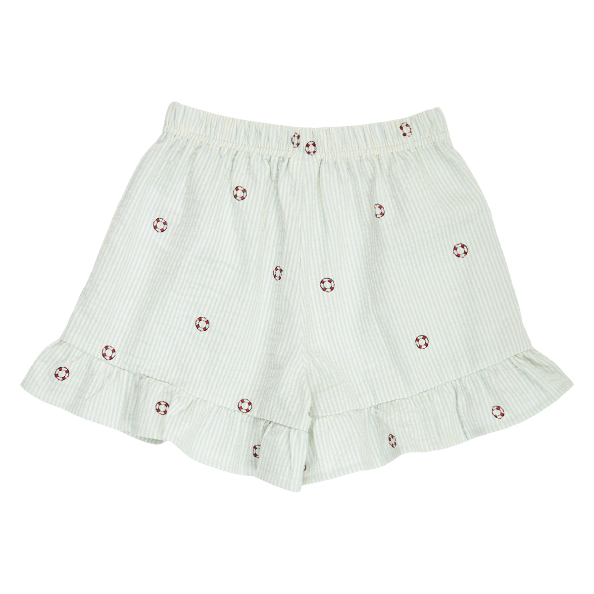 Müsli Shorts Seersucker Stripe Frill