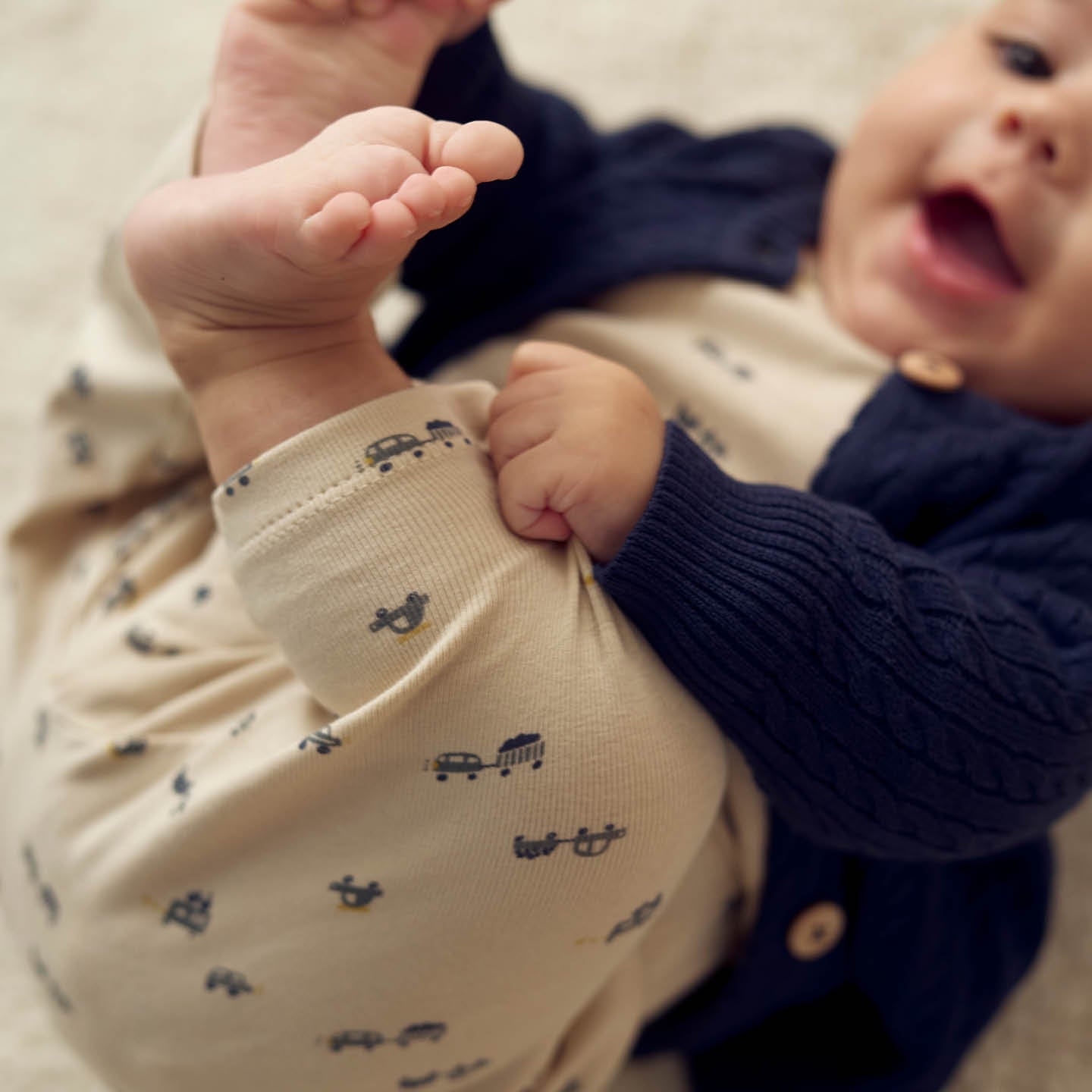 Müsli Bukser Rib Auto