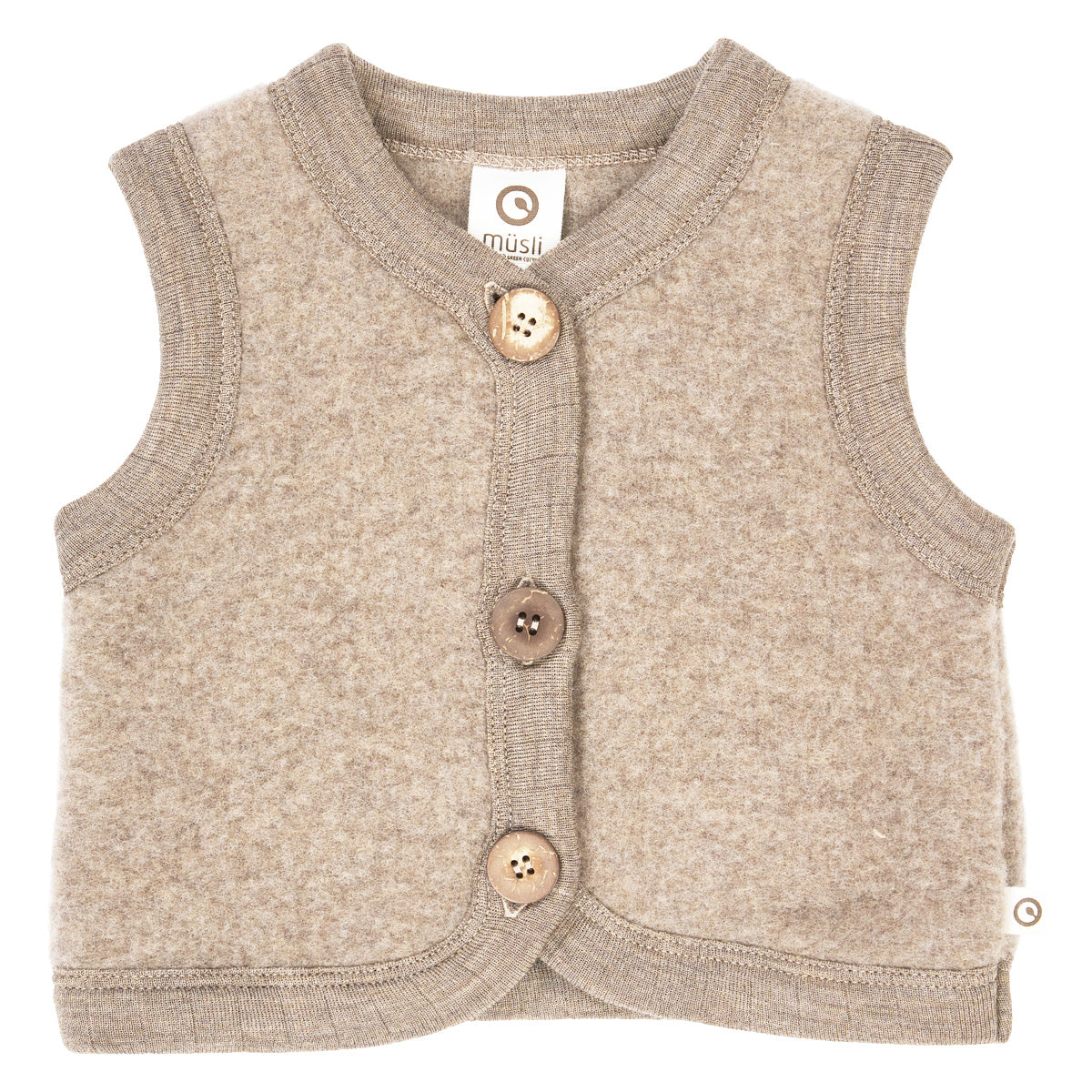 Muesli Vest Woolly Fleece