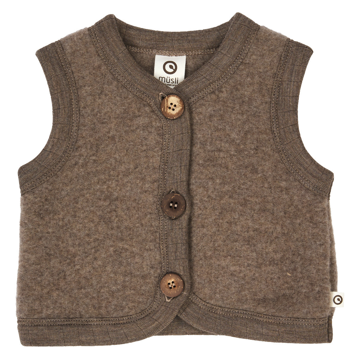 Muesli Vest Woolly Fleece