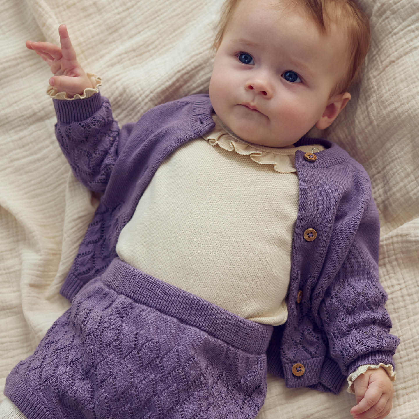 Müsli Strik Cardigan Leaf