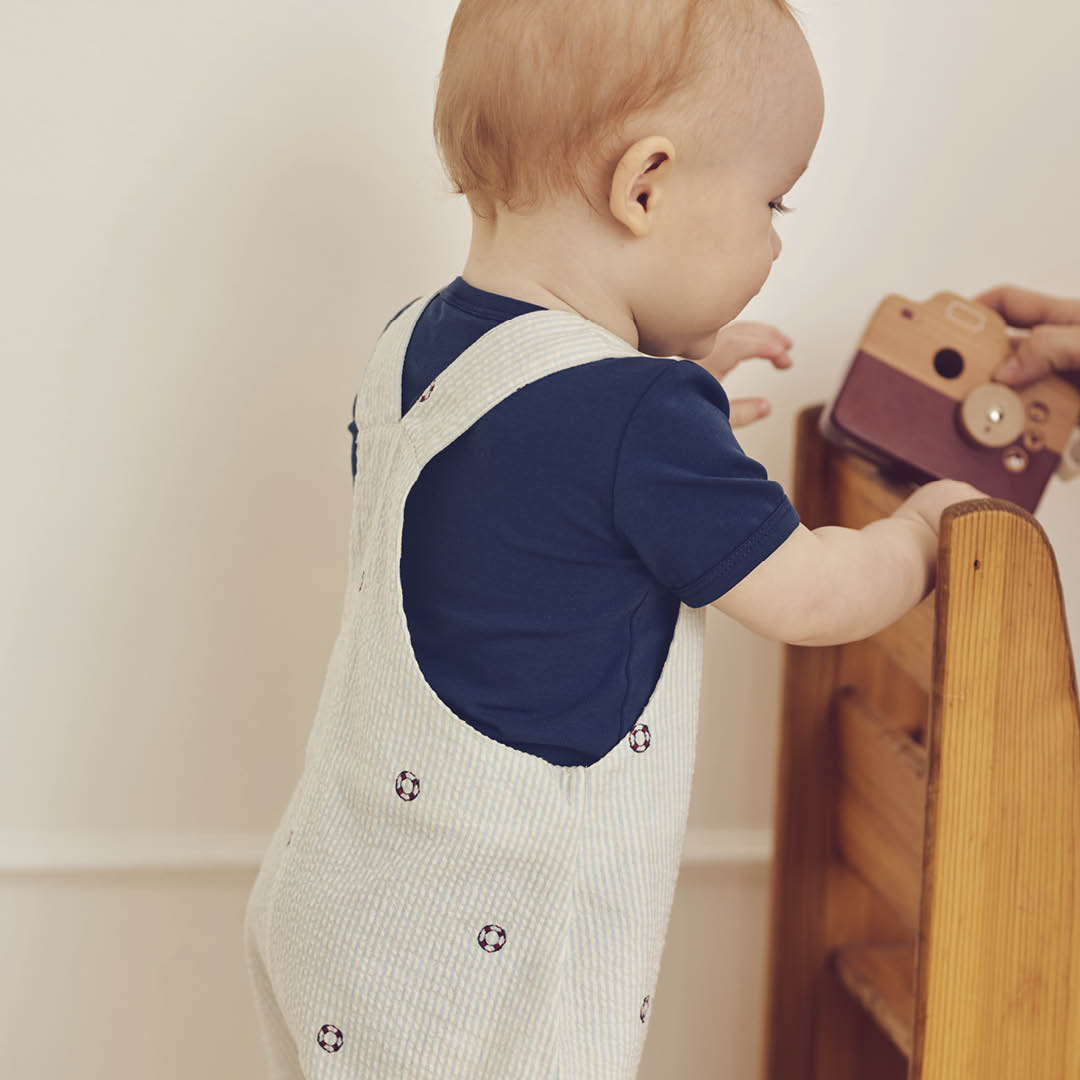 Müsli Overall Seersucker Stripe