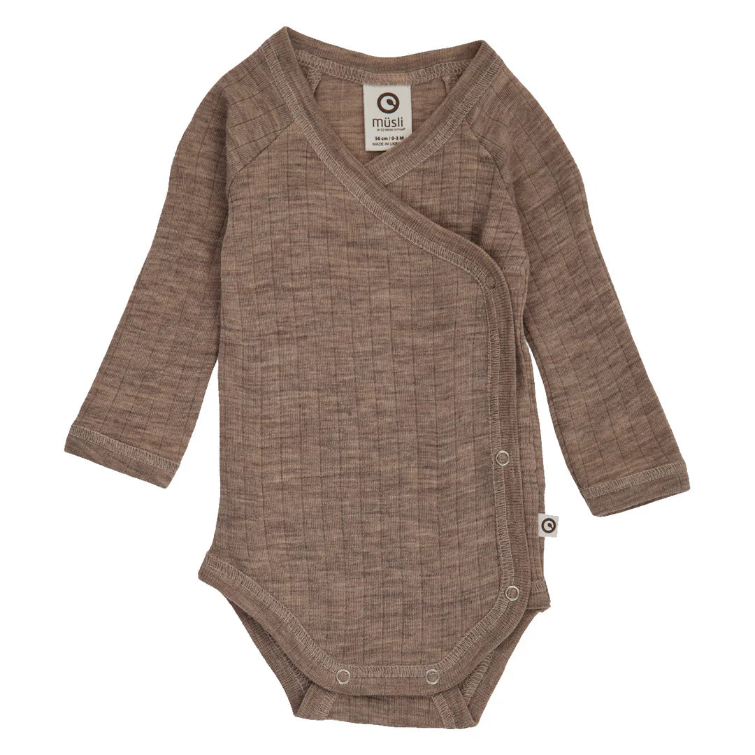 Muesli Body Woolly Rib Wrap