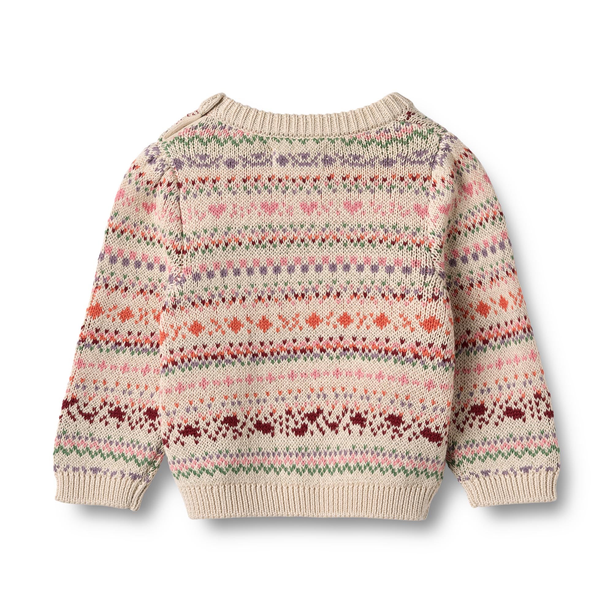 Wheat Pullover Jacquard Olga