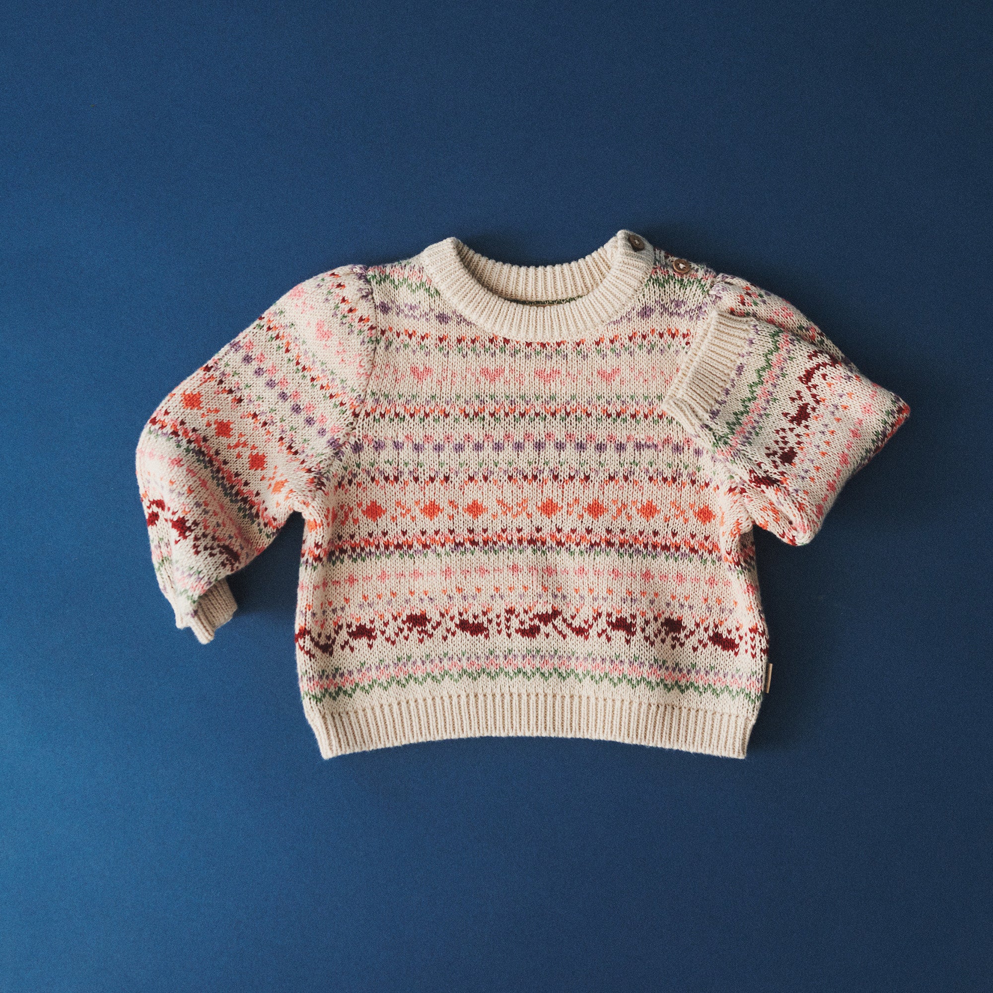 Wheat Pullover Jacquard Olga