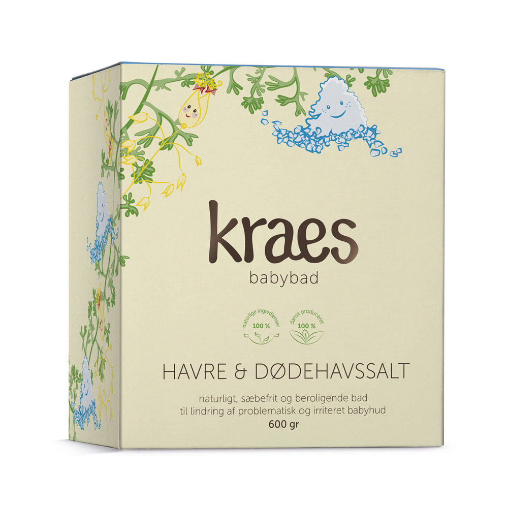 Kraes Babybad Havre & Dødehavssalt - 600 g